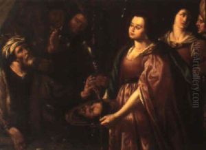 Salome With The Head Of St. John The Baptist by Michaelangelo Merisi Da Caravaggio