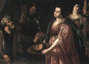 Salome With The Head Of Saint John The Baptist by Michaelangelo Merisi Da Caravaggio