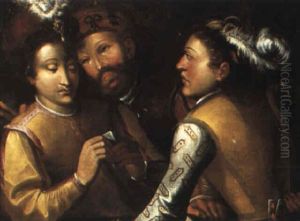 Card Players by Michaelangelo Merisi Da Caravaggio