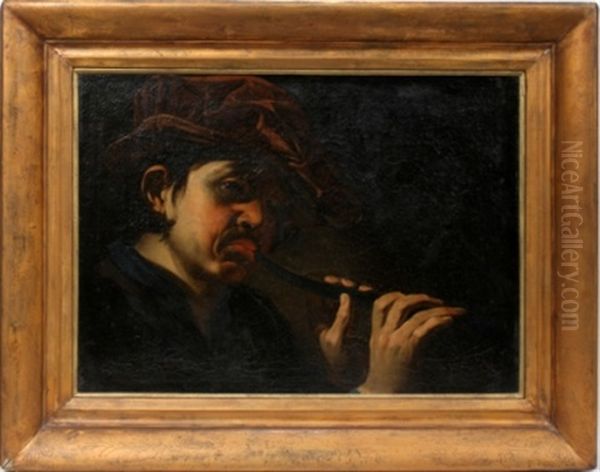 Playing A Flute - view 1