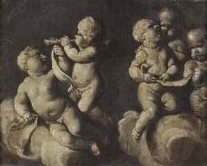 Les Putti Musiciens by Polidoro Da Caravaggio (Caldara)