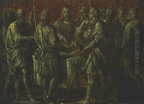 The Last Supper by Polidoro Da Caravaggio (Caldara)