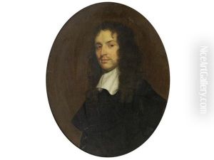 Portrait Of A Gentleman, Half-length, In Black Costume