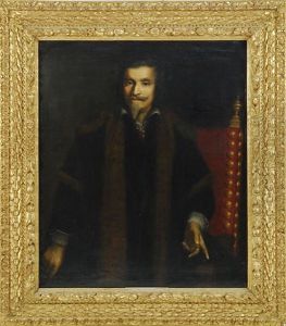 Portrait Of A Bearded Gentleman (verdizotte?) by Giovanni Bernardo Carboni