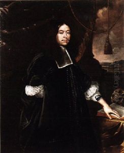 Portrait Of A Man, Wearing Black by Giovanni Bernardo Carboni