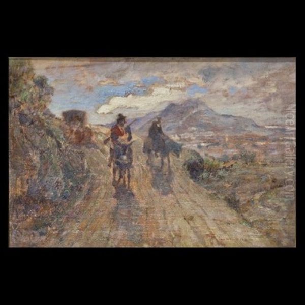 Paesaggio Meridionale Con Figure - view 1
