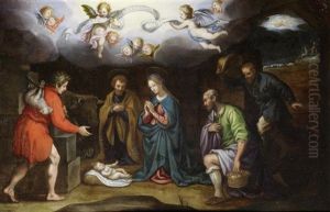 The Adoration Of The Shepherds by Lodovico Cardi Cigoli