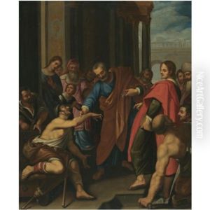 Saints Peter And John Healing A Cripple At The Gate Of The Temple by Lodovico Cardi Cigoli