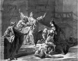 Scene De L'histoire Ancienne by Jean-Francois Amand