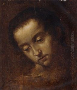 Study Of The Head Of A Saint Study Of The Head Of A Saint