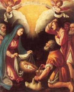 The Adoration Of The Shepherds by Lodovico Cardi Cigoli