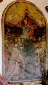 Madonna Con Bambino E I Santi Matteo, Giovannni Battista, (agostino?), Farancesco D'assisi, Carlo Borromeo E Un Altro Santo by Lodovico Cardi Cigoli