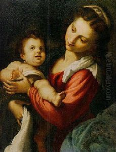Madonna And Child by Lodovico Cardi Cigoli