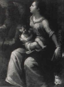 Holy Family With A Cat