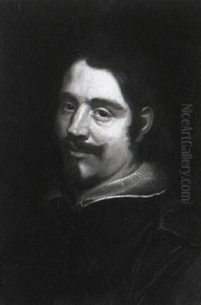 Portrait Of A Gentleman, Bust Length, In A Black Coat - view 1