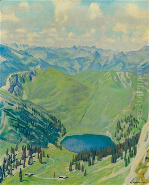 Mountain Lake In The Alps (seebergersee) - view 1