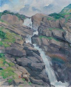 Mountain Stream by Emil Cardinaux