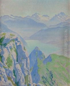 Stockhornlandschaft - Ausblick Vom Stockhorn by Emil Cardinaux