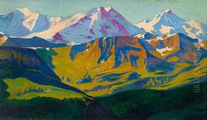 Berner Alpen by Emil Cardinaux