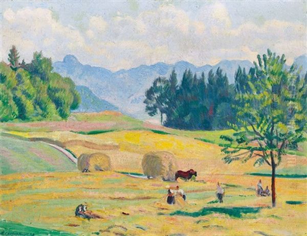 Die Heuernte - view 1