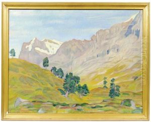 Bergpanorama by Emil Cardinaux