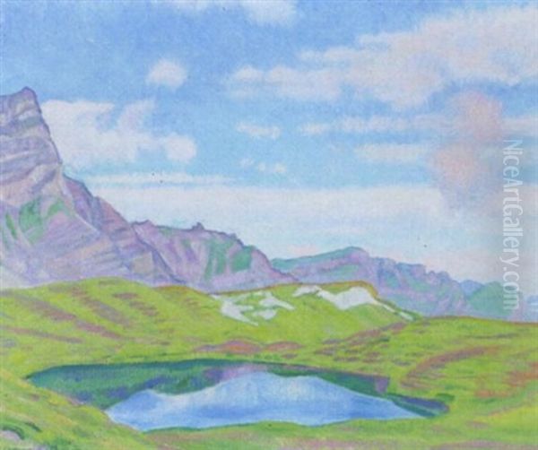 Berglandschaft Mit Kleinem See - view 1
