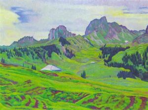 Gantrisch Und Nunenen by Emil Cardinaux