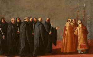 The Procession by Bartolome (Carducho) Carducci