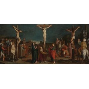 Crucifixion With Thieves by Bartolome (Carducho) Carducci