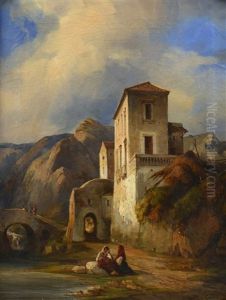 Paysage Italien by Consalvo Carelli