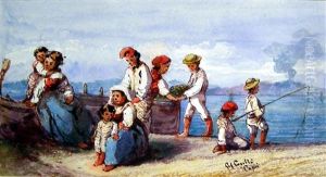 I Bambini Dei Pescatori Di Capri by Consalvo Carelli