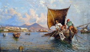 Pescatori by Consalvo Carelli