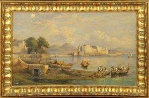 Naples, Le Chateau De L'oeuf, Le Vesuve