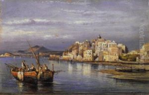 Pascatori A Pozzuoli by Consalvo Carelli