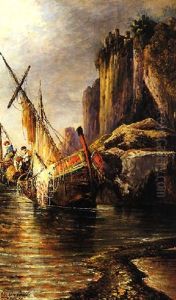 Pescatori A Sorrento by Consalvo Carelli