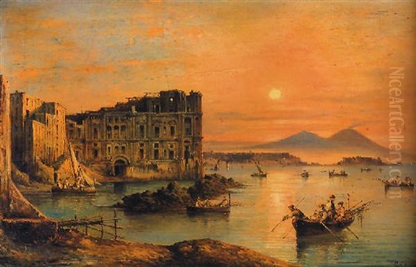 Fishing In The Bay Of Naples - view 1