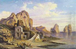 Marina Piccola A Capri by Consalvo Carelli