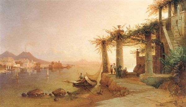 Bucht Von Neapel Mit Blick Auf Den Vesuv - view 1