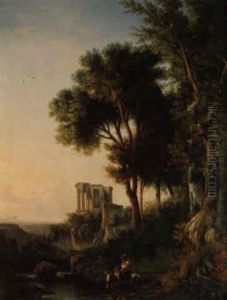 Lavandieres A La Riviera Di Chiagi Pres Des Ruines Du Temple De Vesta thumbnail