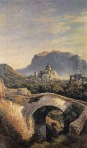 Veduta Di Capri by Consalvo Carelli