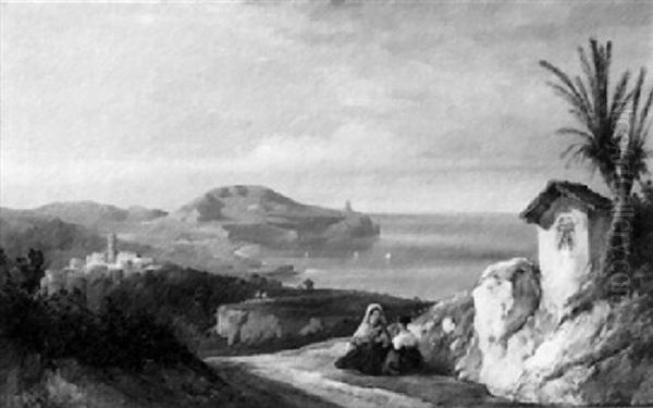 Italiennes Devant La Baie - view 1