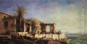 Veduta Della Costiera Campana by Gabriel Carelli