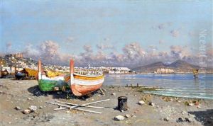 Marina Di Napoli by Giuseppe Carelli