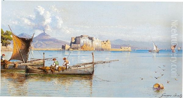 Fishermen In The Gulf Of Naples - view 1