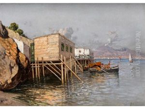 Neapolitanische Kustenlandschaft by Giuseppe Carelli