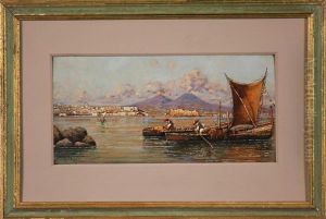 Marina Di Napoli by Giuseppe Carelli