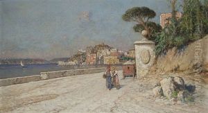 An Der Italienischen Kuste by Giuseppe Carelli