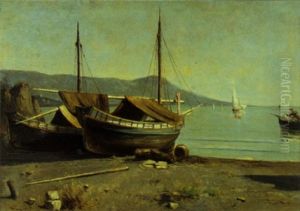 Barche A Secco by Giuseppe Carelli