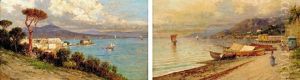 A Vista Of The Posillipo by Giuseppe Carelli