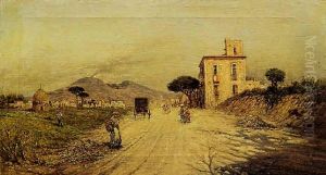 Verso Il Vesuvio by Giuseppe Carelli